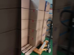 Taśma ostrzegawcza z PVC o szerokości 48 mm, czarno-żółta