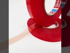 TESA 4965 Taśma klejąca dwustronna Czerwona folia Substrat PET odporny na ciepło o grubości 0,2 mm