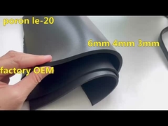 PORON LE-20 Czarny 3mm Polyuretanowy Pianka Dźwiękoodporny Dźwiękoodporny