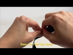 Czarna taśma izolacyjna z PVC o odporności na wysokie napięcie 600 V