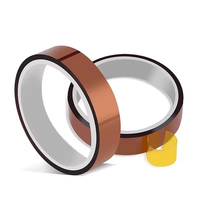 kupować 2.2N/25 mm taśma poliamidowa z silikonowego kleju bursztynowego do zastosowań termicznych online manufacture
