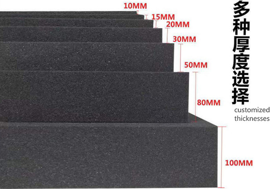 kupować CR pianka przeciwpożarowa C-4500 Czarna pojedyncza pianka typu Neopren niskiej twardości gumowa gąbka 1-30mm opcjonalna online manufacture
