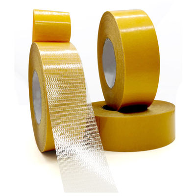 kupować Double-sided long filament adhesive tape mesh glass fiber carpet tape online manufacture