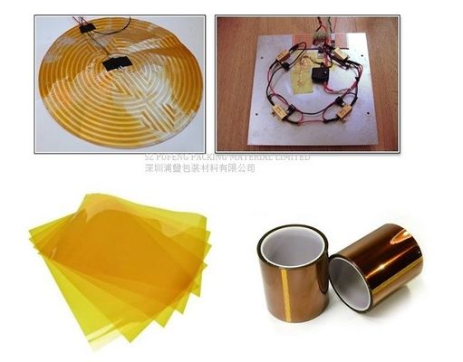 kupować Taśma samoprzylepna silikonowa Kapton o wysokiej temperaturze 500 mm 25 mikronów produkcja online