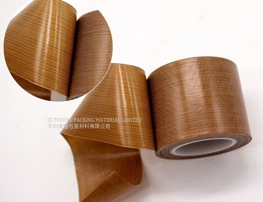 kupować Brązowa, odporna na wysokie temperatury, samoprzylepna taśma PTFE 0,13 mm produkcja online