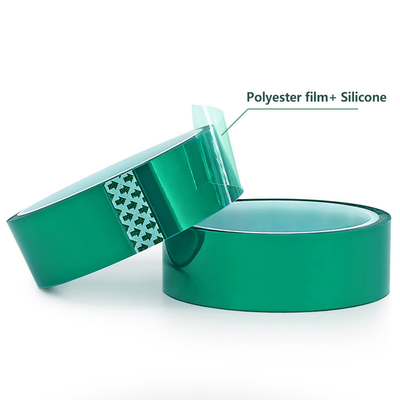 0.08mm PET poliestrowa folia zielona tablica obwodowa cieplnie odporna taśma metalowa
