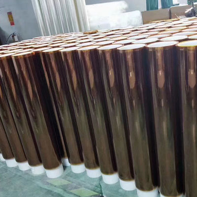 Taśma poliamidowa Kapton 0,05 mm, bursztynowa taśma silikonowa, wysoka temperatura 260℃