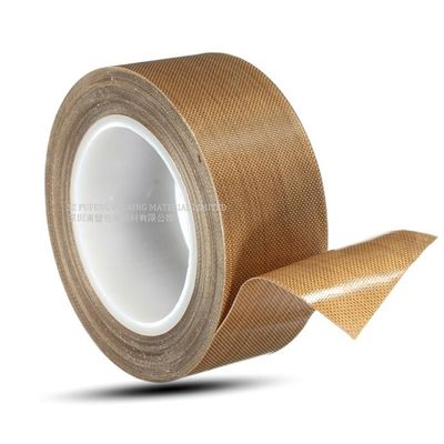Odporność na ciepło Taśma samoprzylepna PTFE 0,18 mm, taśma samoprzylepna z włókna szklanego RoHS